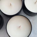 Black Hearth — 120ml Matte Black Tin Candle
